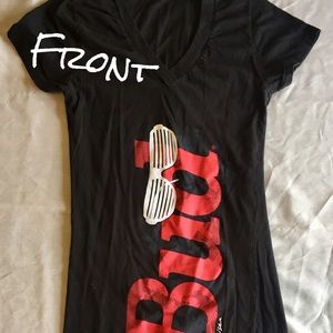 Tultex Budweiser Vintage-Style VNeck T-Shirt